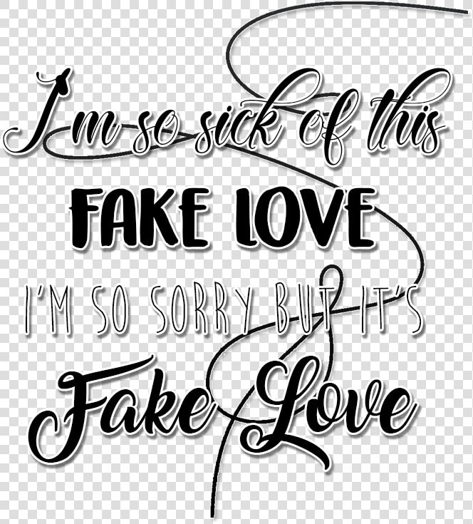 Png  Bts  And Fakelove Image   Fake Love Lyrics Bts  Transparent PngTransparent PNG