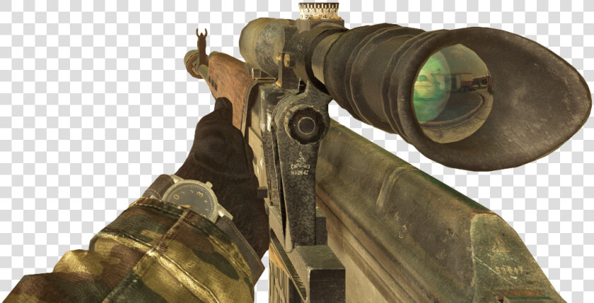 The Truth Behind Quickscoping   Dragunov Suppressor Cod  HD Png DownloadTransparent PNG