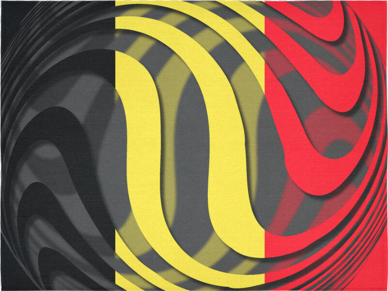 The Flag Of Belgium Cotton Linen Wall Tapestry 80 X   Graphic Design  HD Png DownloadTransparent PNG