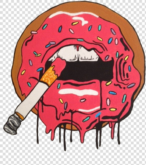 Donuts Drawing Pop Art   Pop Art Lip Png  Transparent PngTransparent PNG