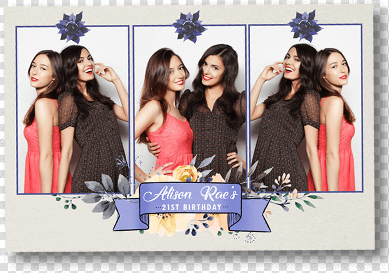 Photobooth Template 21st Birthday  HD Png DownloadTransparent PNG