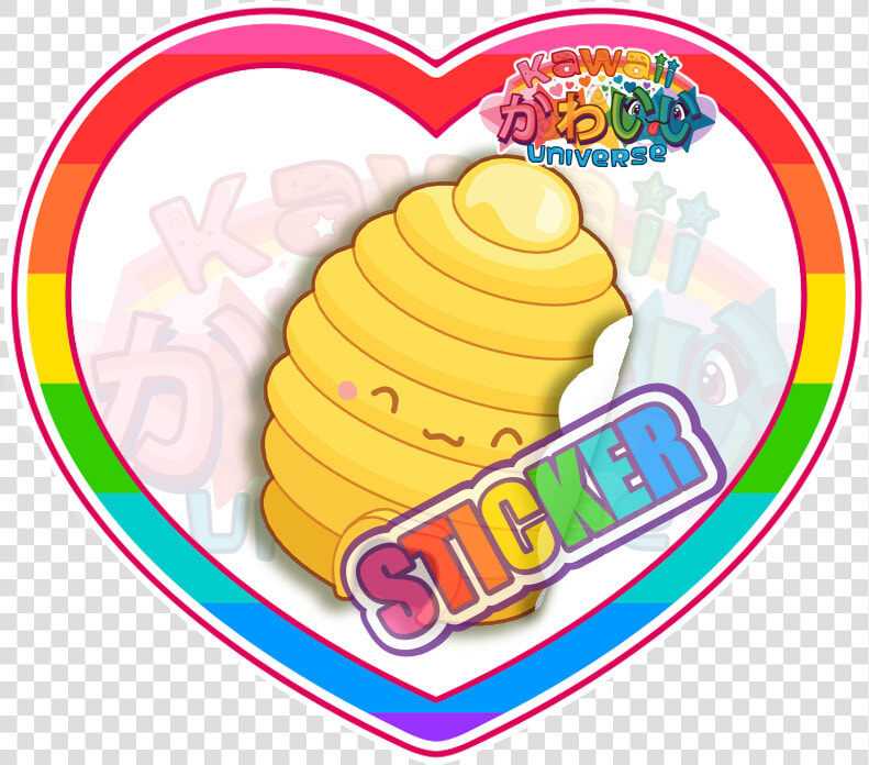 Cute Bee Hive Sticker   Panneau De Signalisation Interdit  HD Png DownloadTransparent PNG