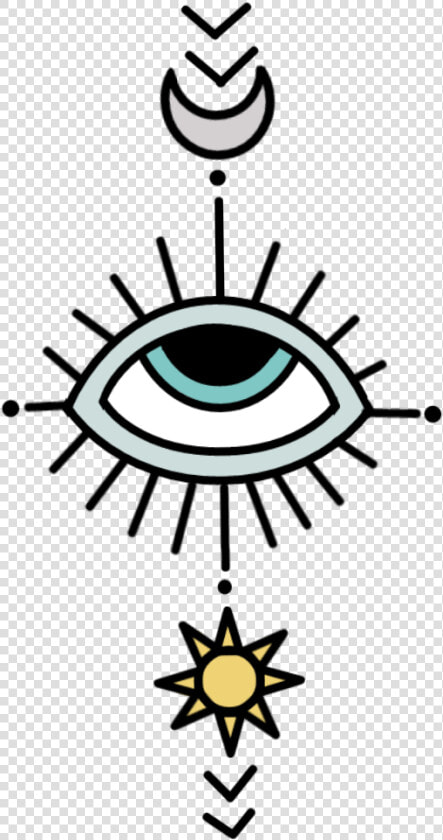  eye  tattoo  cute  tumblr  pinterest  boho  bohochic   Sol Y Luna Png  Transparent PngTransparent PNG