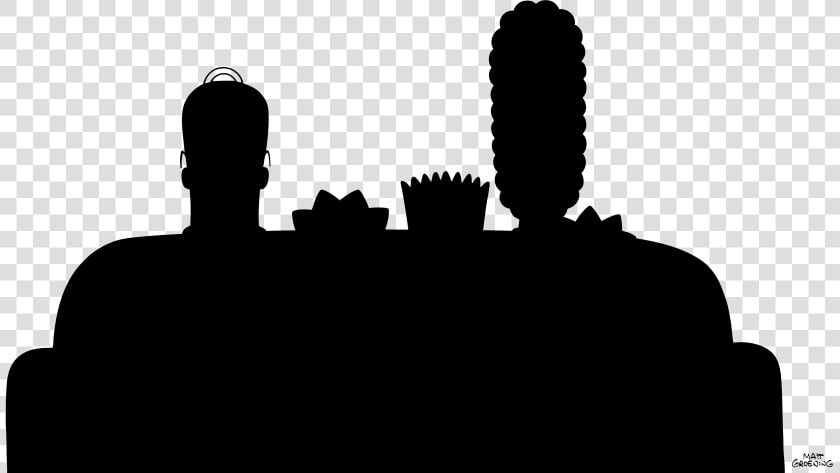 Transparent Simpsons Clipart   Simpsons Family Silhouette Png  Png DownloadTransparent PNG