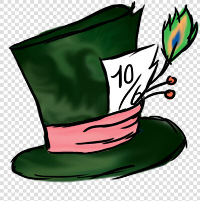 The Mad Hatter March Hare Alice S Adventures In Wonderland   Clip Art Mad Hatter Hat  HD Png DownloadTransparent PNG