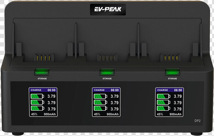 Ev peak Dp2 3 Channel Intelligent Bebop 2 Drone Battery   Display Device  HD Png DownloadTransparent PNG