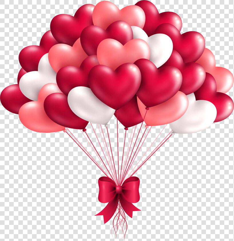 Beautiful Heart Balloons Png Clipart Image   Happy Birthday Heart Balloons Png  Transparent PngTransparent PNG