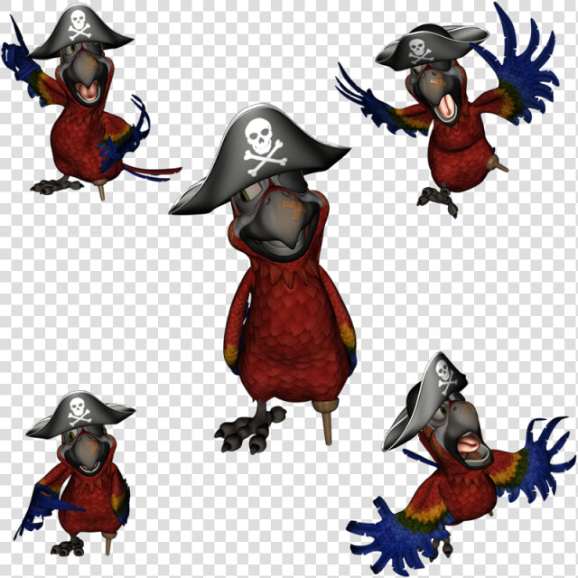 Vector Parrot Skull   Пиратский Попугай Png  Transparent PngTransparent PNG