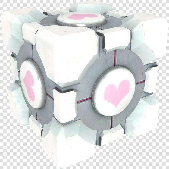 Portal Weighted Storage Cube   Png Download   Companion Cube  Transparent PngTransparent PNG