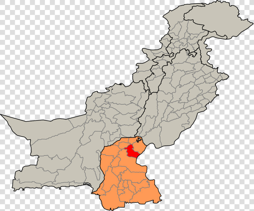 Pakistan Map With Districts  HD Png DownloadTransparent PNG
