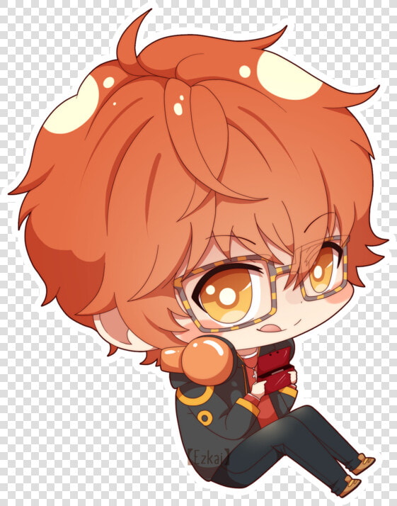 Mystic Messenger Chibi 707  HD Png DownloadTransparent PNG