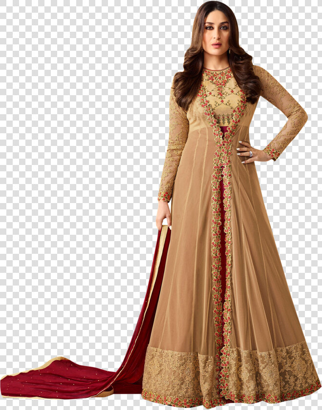 Jacket Frock Suit Png Free Download   Jacket Style Anarkali Suit  Transparent PngTransparent PNG