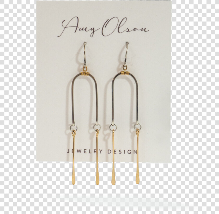 Mixed Double Gold Bar Earrings Class Lazyload Lazyload   Earrings  HD Png DownloadTransparent PNG