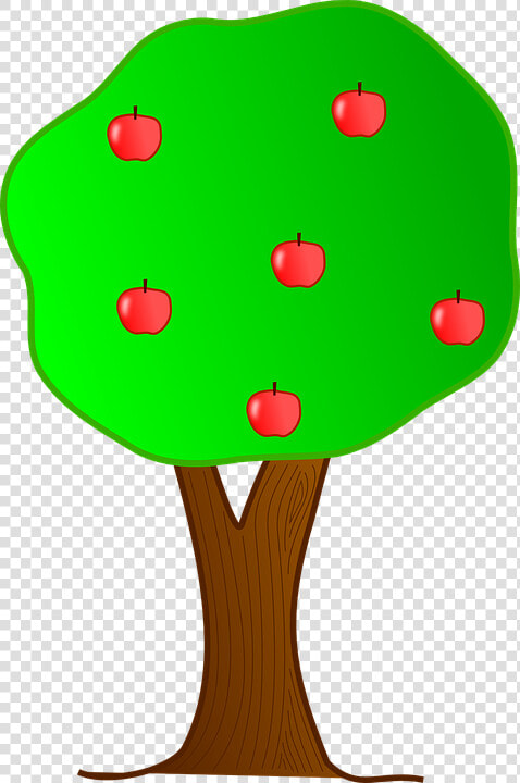 Apples On A Tree Cartoon  HD Png DownloadTransparent PNG