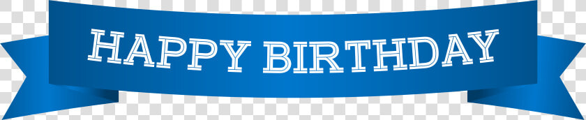 Happy Birthday Banner Blue Png Clip Art Image   Happy Birthday Banner Blue  Transparent PngTransparent PNG
