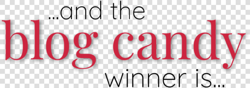 Blog Candy Winner   Calligraphy  HD Png DownloadTransparent PNG