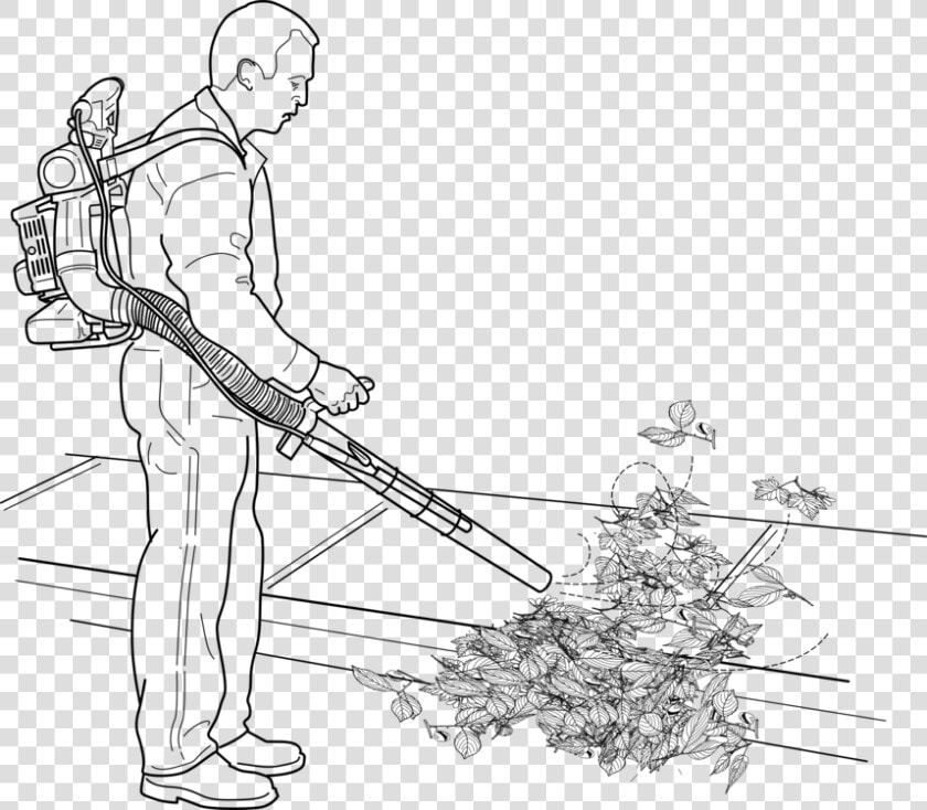 Art figure Drawing shoe   Clipart Black And White Leaf Blower  HD Png DownloadTransparent PNG