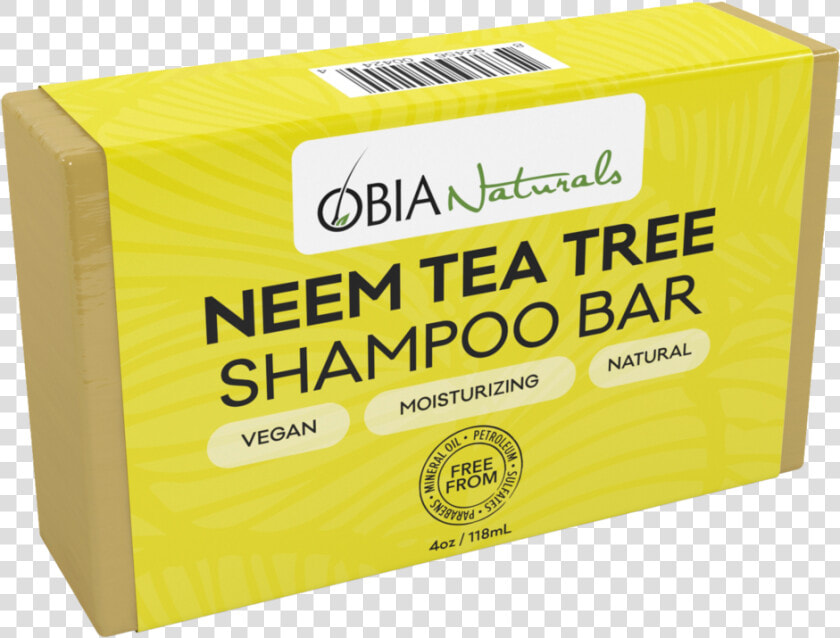 Neem Tea Tree Shampoo Bar   Obia Naturals Shampoo Bar  HD Png DownloadTransparent PNG