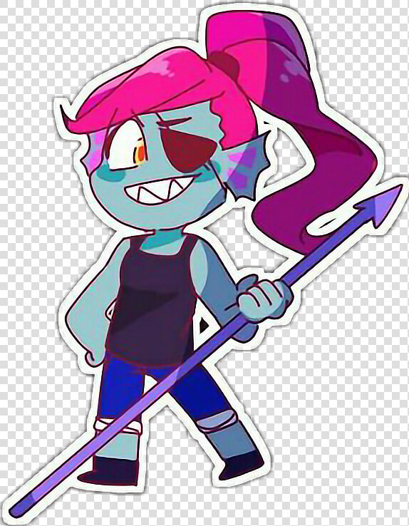  undertale  undyne   Undertale Stickers  HD Png DownloadTransparent PNG