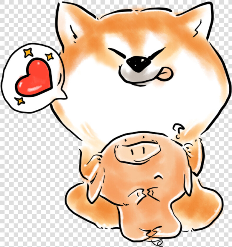 Cute Animal Shiba Inu Cartoon Png And Psd   Shiba Inu Cartoon  Transparent PngTransparent PNG