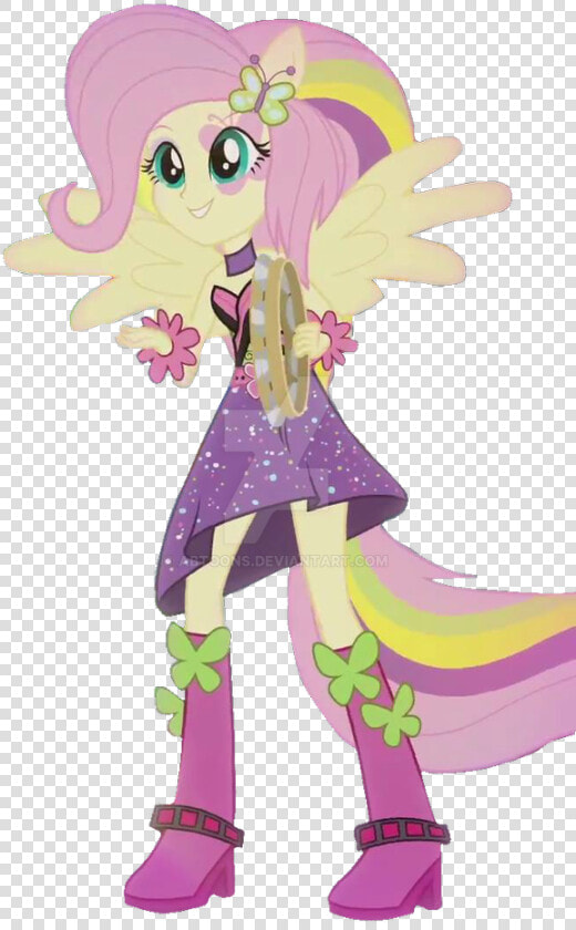 My Little Pony Equestria Girl Rainbow Rocks Fluttershy  HD Png DownloadTransparent PNG