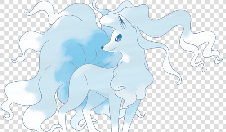 Pokemon Ninetales Alola Form  HD Png DownloadTransparent PNG