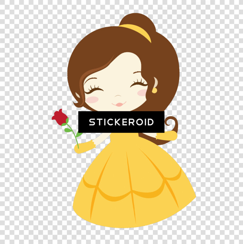Belle And Beast Beauty Cartoons Disney Princess The   Princess Cartoon Belle Disney  HD Png DownloadTransparent PNG
