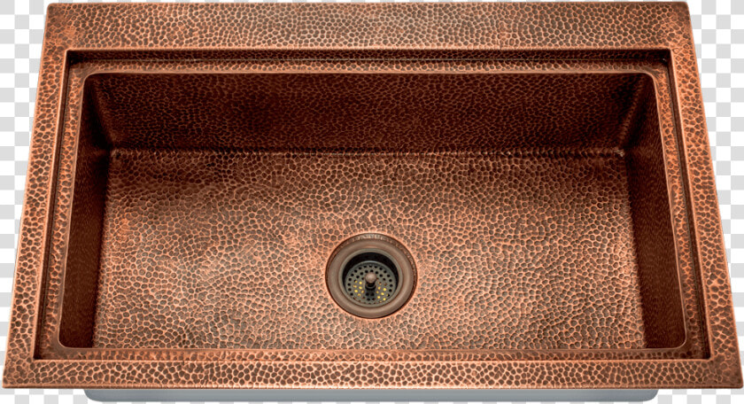 One Bowl Drop In Copper Kitchen Sink   Png Download   Copper Sink  Transparent PngTransparent PNG