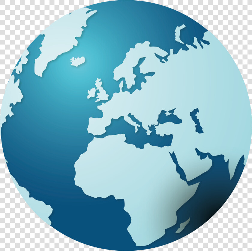 Vector Black And White Library Earth Clip Art Creative   World Globe Europe Png  Transparent PngTransparent PNG