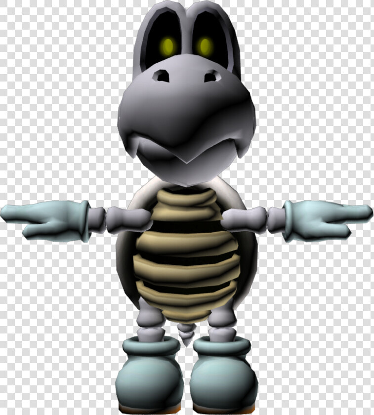 Mario Body T Pose   Dry Bones Mario Kart  HD Png DownloadTransparent PNG