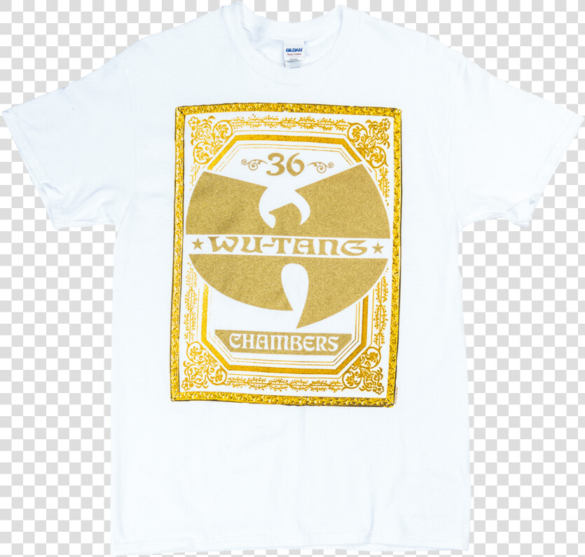 Gold Chambers T Shirt   Gold Wu Tang T Shirt  HD Png DownloadTransparent PNG