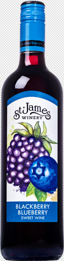 St James Winery Blackberry Blueberry  HD Png DownloadTransparent PNG