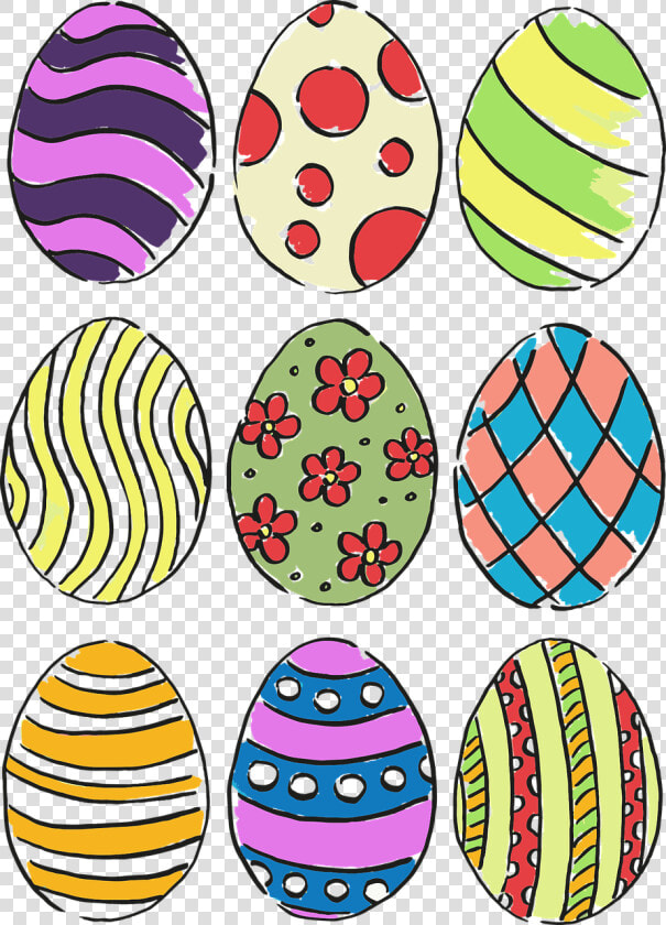 Easter Eggs  Easter  Egg  Spring  Vector  Pattern   Easter Eggs Patterns  HD Png DownloadTransparent PNG