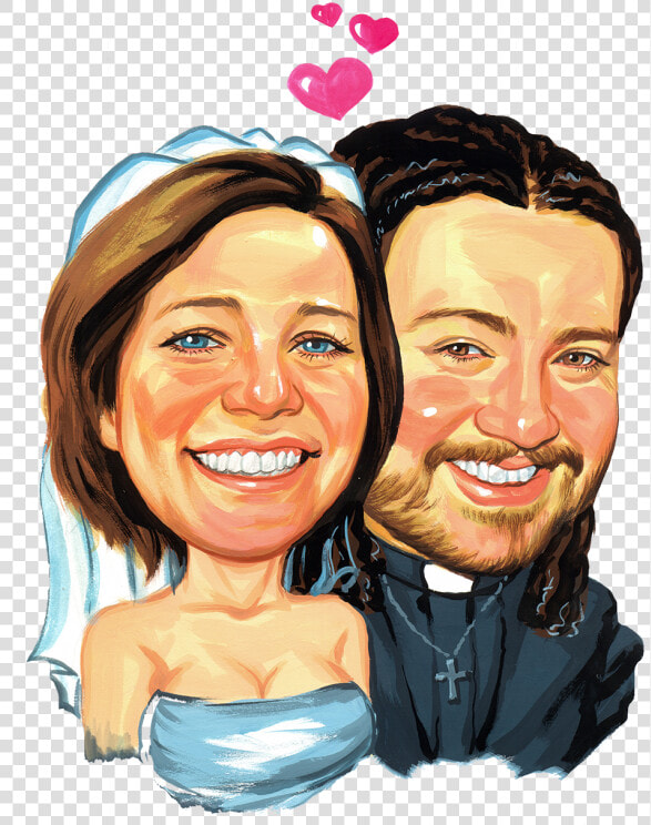 Custom Wedding Caricature Can Be A Perfect Show Stopper   Love  HD Png DownloadTransparent PNG