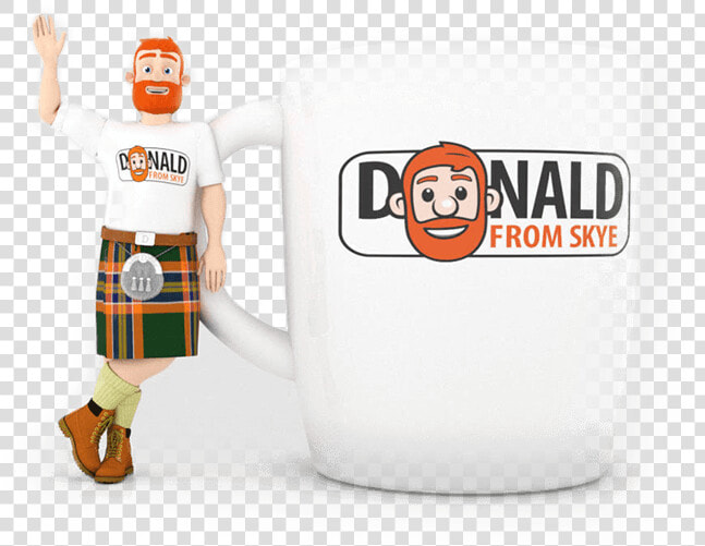 Donald From Skye Promoting His Products   Cartoon  HD Png DownloadTransparent PNG