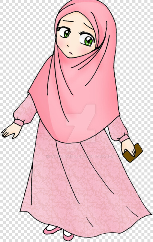 Anime Hijab My Oc By Wardet2ml On Deviantart   بنت محجبة Png  Transparent PngTransparent PNG