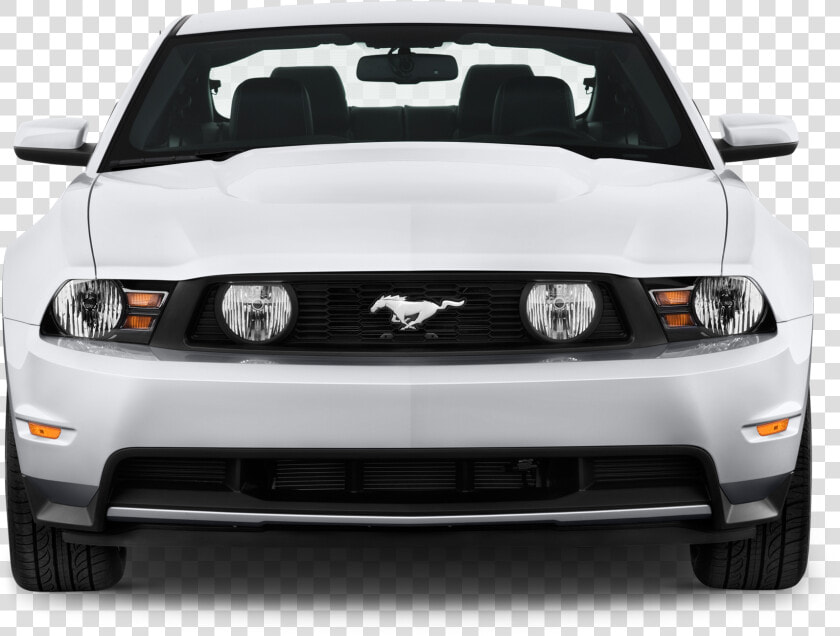 Front View Muscle Car Grill Png   Ford Mustang 2012 Front  Transparent PngTransparent PNG