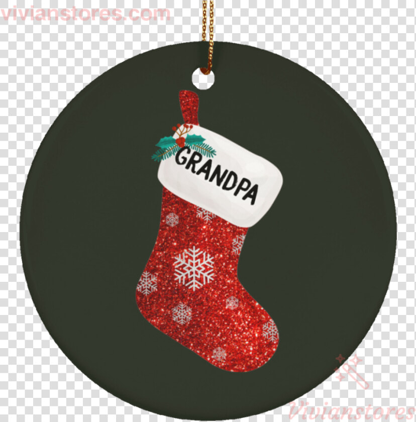 Family Christmas Ornaments Grandpa S Christmas Sock   Christmas Ornament  HD Png DownloadTransparent PNG
