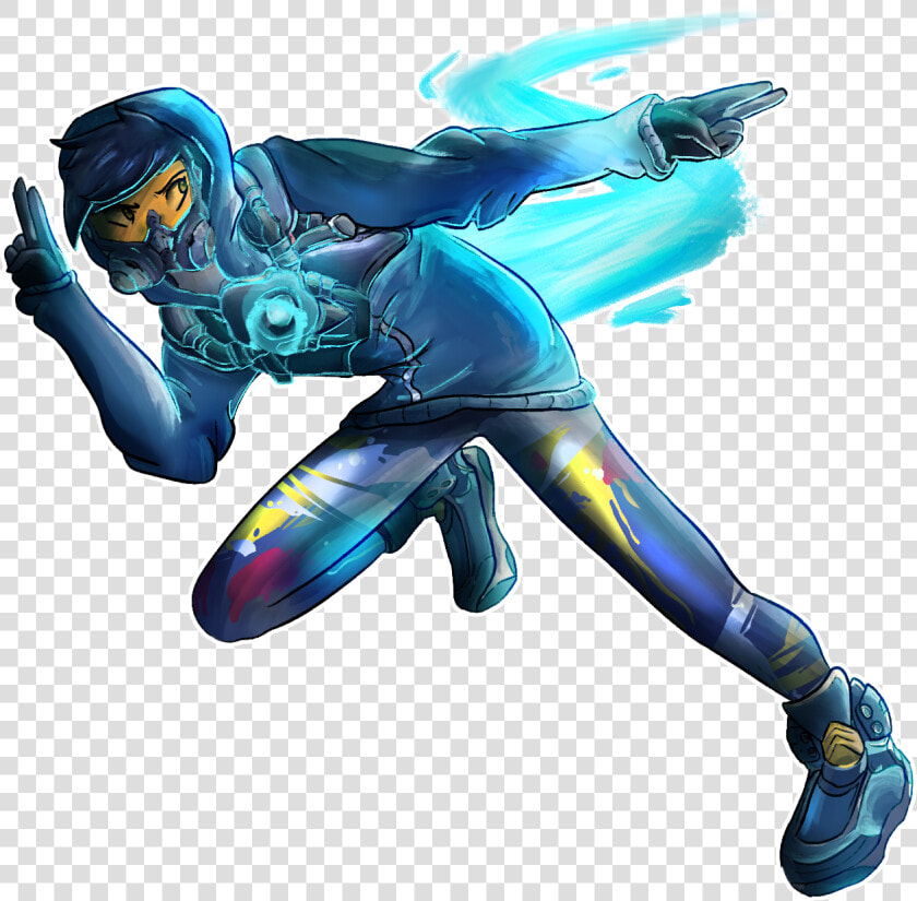 Graffiti Tracer By Thatcreativecat   Tracer Graffiti Skin Fanart  HD Png DownloadTransparent PNG