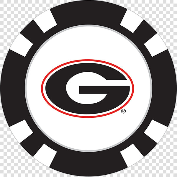 Georgia Bulldogs Poker Chip Ball Marker   Transparent Cleveland Indians Logo  HD Png DownloadTransparent PNG