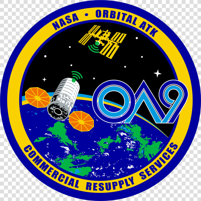 Orbital Sciences Crs Flight 9e Patch   Cygnus Crs Oa 9e  HD Png DownloadTransparent PNG