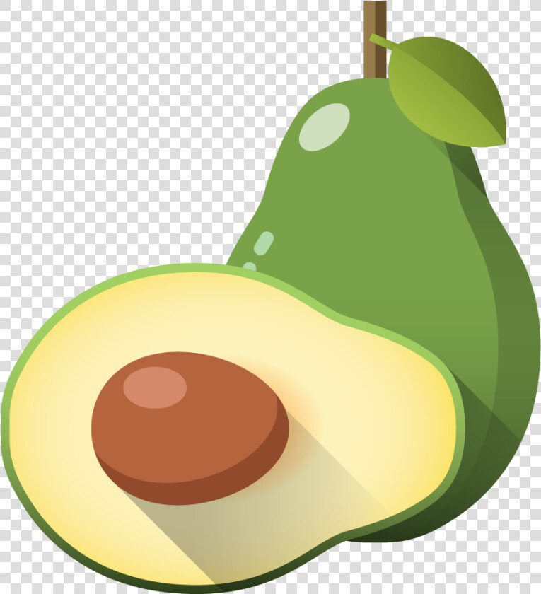 Avocado Illustration Creative Hand Painted Handpainted   Cartoon Pictures Of Avocado  HD Png DownloadTransparent PNG