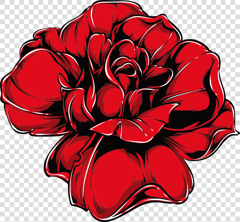Tattoo Rose Printing Illustration Roses Vector Blood   Vector Flower Rose Tattoo  HD Png DownloadTransparent PNG