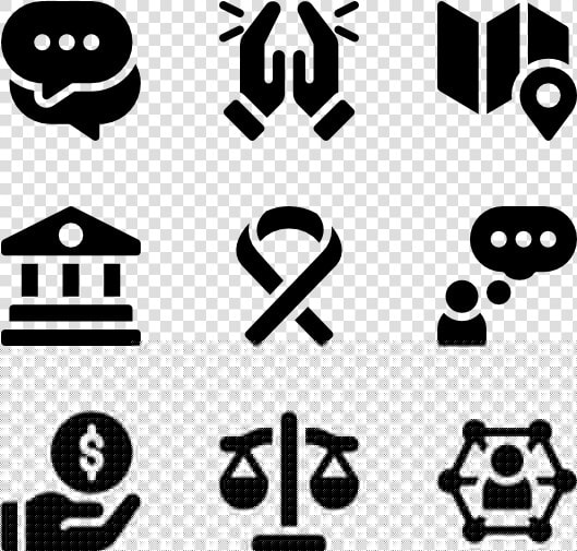 Peace And Human Rights   Black White Civil Rights Leaders  HD Png DownloadTransparent PNG
