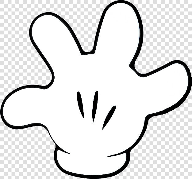 Manos De Mickey Mouse Para Imprimir   Manos De Mickey Mouse Para Colorear  HD Png DownloadTransparent PNG