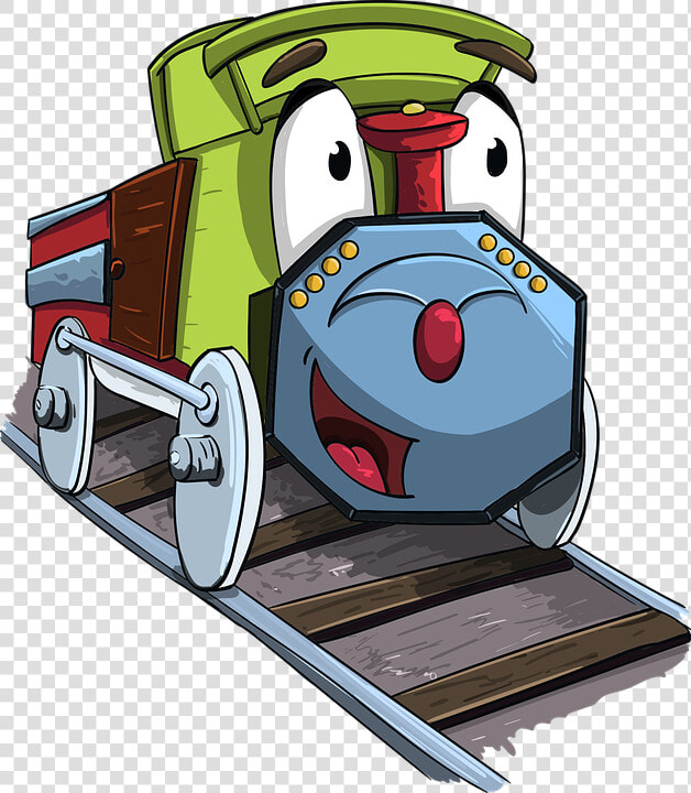 Steam Locomotive  Locomotive  Cartoon  Character   หัว รถ จักร การ์ตูน  HD Png DownloadTransparent PNG