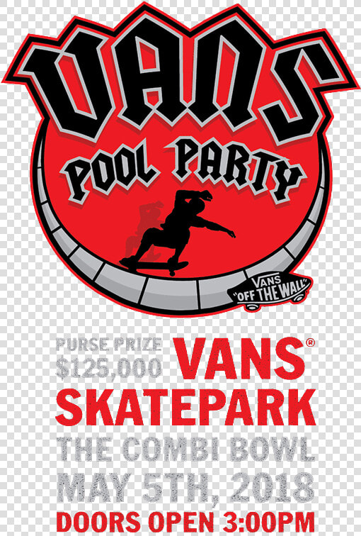 Vans Combi Pool Party 2018 Live Broadcast Pst And Cet   Vans Pool Party 2019  HD Png DownloadTransparent PNG