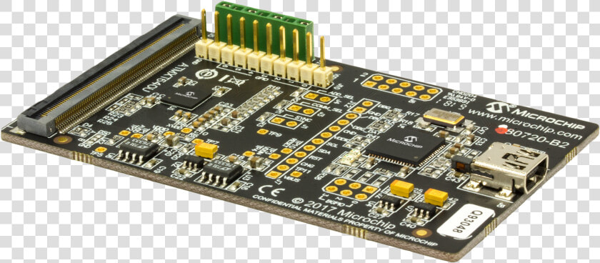This Pcb Is For The Evaluation And Development Of Microchip   Electronic Component  HD Png DownloadTransparent PNG