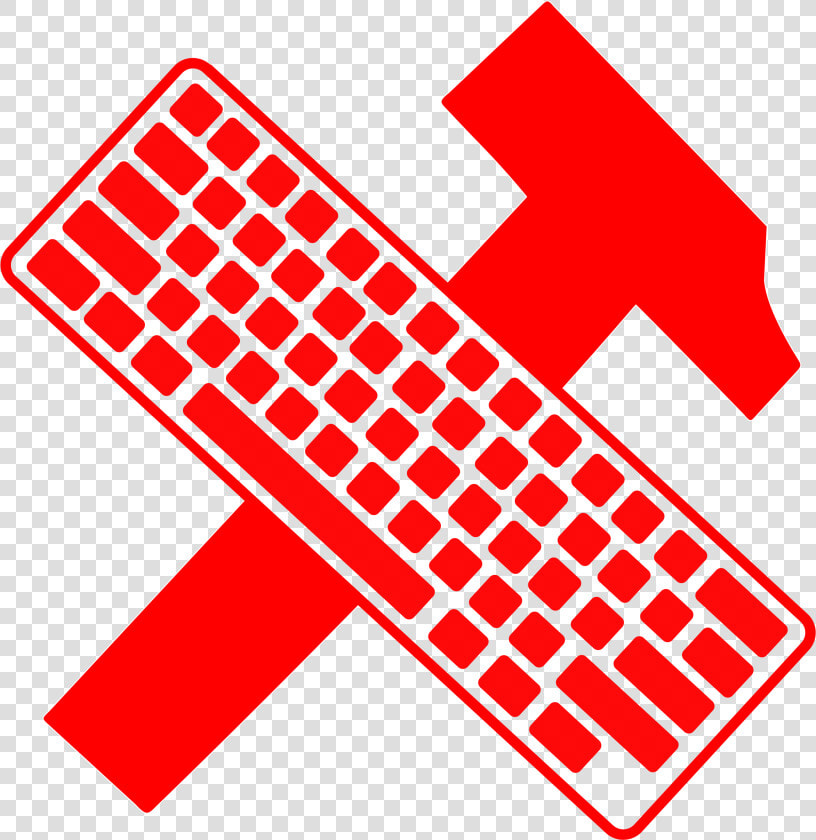 Hammer And Keyboard Clip Arts   Keyboard Mouse Clip Art  HD Png DownloadTransparent PNG
