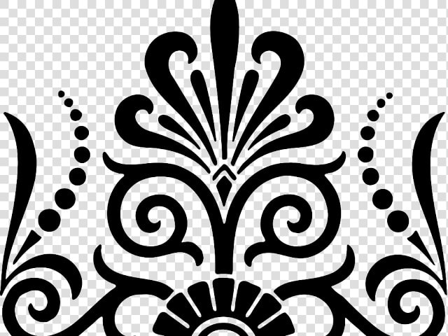 Transparent Gold Flourish Png   Hindu Wedding Clipart Black And White  Png DownloadTransparent PNG